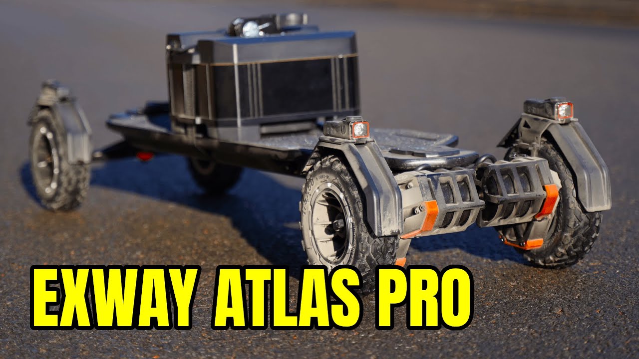 Exway Atlas Pro Gearドライブメガ開封とレビュー！(ベスト電動スケートボード2023？）